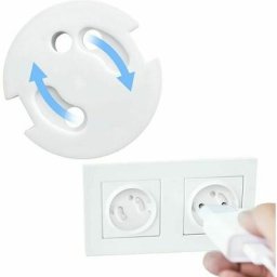 Cache Prise Bébé Français-Protection Prises Bebe-Caches Prises Electrique-Sécurité Enfant-Mécanisme