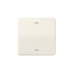 Simple Cache Bascule symbole flèche blanc crème CD590P - Jung