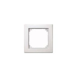 Merten - 484119 plaques de finition m-smart, 1 poste, blanc mat