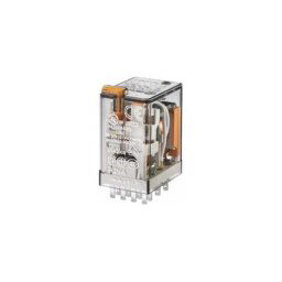 Relais 4 rt, bobine 24V c.c. Enfichable 1W ( Prix pour 1 ) - Finder