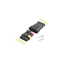 Set Superseal série AMP-Superseal 1.5mm Te Connectivity 4016139188287 Nbr total de pôles 4 Pas: 6