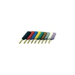 Fiche banane mâle ø de la broche: 4 mm Sks Hirschmann las n ws Au 934100707 blanc 1 pc(s) - blanc