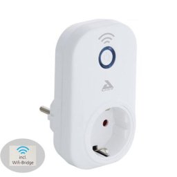 Eglo - connect plus prise en blanc, Bluetooth, wifi passerelle Alexa Accueil Google