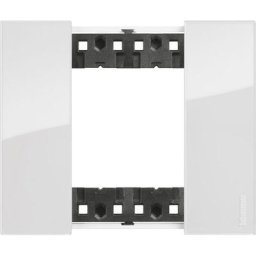 Vivre maintenant 2 modules en plastique bimaterique couleur ghiaccio ka4802dw