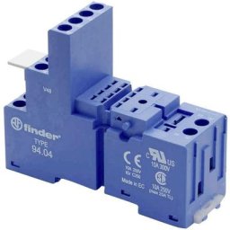 94.04 Support relais Adapté pour série (relais): série 55 1 pc(s) - bleu - Finder