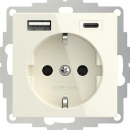 2U-449535 Prise à contact de protection avec sortie de charge usb, sécurité enfants, norme vde IP20