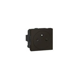 Legrand - prise de courant 2P+T surface mosaic 2 modules avec connexion par bornes automatiques