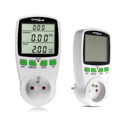 Greenblue gb202 wattmeter blanco 0 - 9999 w built-in lcd display
