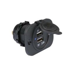 Connexion usb à encastrer (entrée 12-24 vcc, sortie 5 v)
