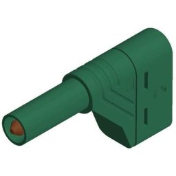 Fiche banane mâle de sécurité ø de la broche: 4 mm Sks Hirschmann las s w 934098104 vert 1 pc(s)