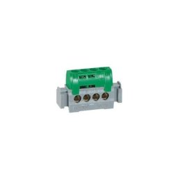 Legrand - Bornier de terre - 4 bornes pour câble 1,5 à 16mm ² - vert