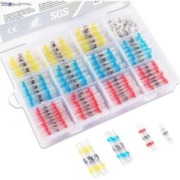 Merkmak - Kit De Connecteur De Fil De Soudure 270 Pcs Tube Thermoretractable Isole Etanche 4