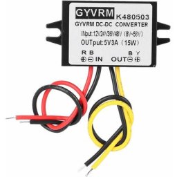 Régulateur de Tension Régulateur dc 12V / 24V / 36V / 48V à 5V 3A Alimentation Convertisseur