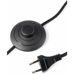 Câble d'alimentation avec interrupteur à pied cordon secteur 230V 3,5m 2 pôles 0,75mm² lampe