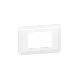Legrand - plaque de finition mosaic pour 3 modules blanc LEG078803L