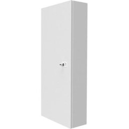 Coffret d'habillage Atole 13 modules en acier blanc avec serrure à clef - h. utile : 730 mm