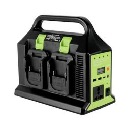 Onduleur ac 110 V/220 v 4 canaux onduleur 2 ports usb avec lumière led pour batterie Makita 18 v