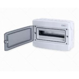 Coffret électrique étanche 18 modules IP65 + borniers de terre / Neutre et 18 entrées câble