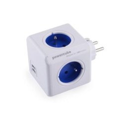 Bloc Multiprise Compact (4 Prises + 2 usb) Allocacoc