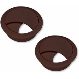 2x passe câble bureau table fil diamètre 68mm encastrable cordon prise ordinateur écran accessoire