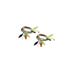 COM-KROKO-50 Pinces de connexion rapide crocodile Adapté pour (ordinateur monocarte) Arduino,