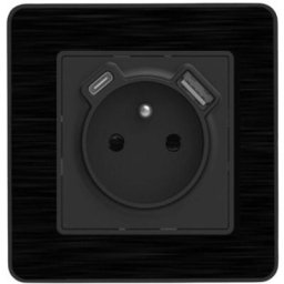 Prise 2P+T 16A USB + USB