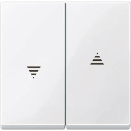 Interrupteur pour stores Merten 432419 System m, 1-M, M-Smart, M-Plan, M-Creativ blanc polaire