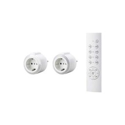 Gao Pack 2 Prises Télécommandées Avec Minuterie Et Télécommande - 4518f