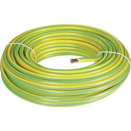 Câble de mise à la terre Bkl Electronic 1502034/25 H07V-K 16 mm² vert, jaune 25 m