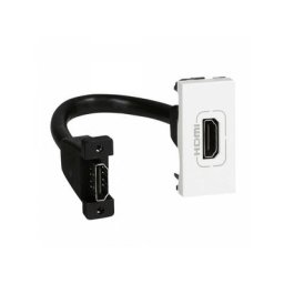 078778 Prise audio vidéo programme Mosaic - hdmi type a - préconnect - 2mod. Blanc - blanc - Legrand