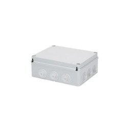 Gewiss - Boîte De Jonction Avec Couvercle Bas Parois Vissées Avec Presse-étoupe 240x190x90mm Gris