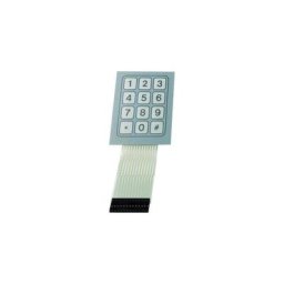 Clavier à membrane matrice 3 x 4 SU709930 1 pcs.