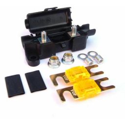 Fusible, Porte-fusible et Mini-couvercle de voiture - 40A avec Fusibles Plaqué, Midi, Terminaux &