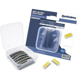 Jeu de led smd 3014 blanc chaud 3000 mcd 120 ° 30 mA 3 v Bulk - blanc chaud - Barthelme