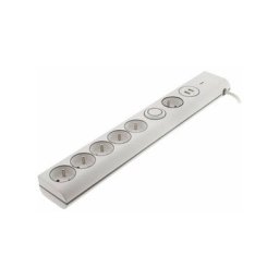 Multiprise parafoudre 6 prises 16A + 2 USB