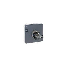 Oxxo interrupteur à clé 2 positions étanche composable anthracite IP55 - 60828 - Eurohm