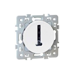 Square prise téléphone en t 8 contacts blanc - 60270 - Eurohm