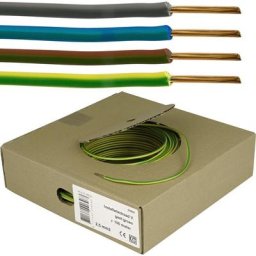 HBF - fil électrique H07V-U 1,5MM² 10M - marron 110205