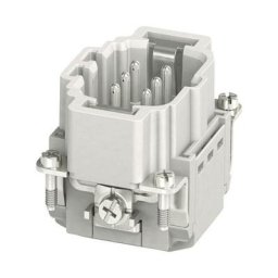 Phoenix Contact - 1407728 Insert mâle hc-b 6 + pe borne à enficher 1 pc(s) - gris