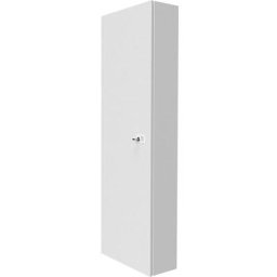Coffret d'habillage ATOLE 13 modules en acier blanc avec serrure à clef - H. utile : 980 mm