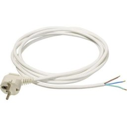 AS Schwabe 70833 alimentation Câble de raccordement blanc 3.00 m - blanc