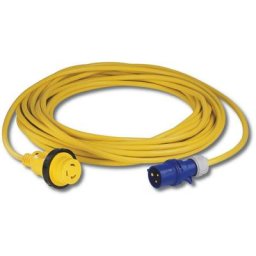 Câble électrique avec connecteur d'alimentation 250V/50Hz (10 m.) - Marinco