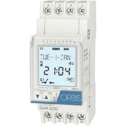 Data log 230 v Programmateur horaire pour rail numérique 250 v/ac - Orbis Zeitschalttechnik