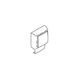 Interrupteur Va et Vient 10A blanc avec cadre saillie pour moulure hauteur 15mm Keva Planet Wattohm