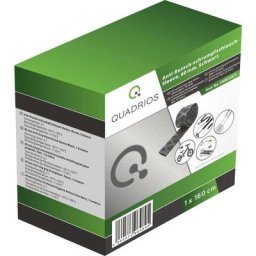 Quadrios - Gaine thermorétractable sans colle 1908CA071 noir 40 mm Taux de retreint:2:1 1.6 m - noir