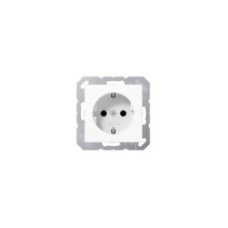 Simple Insert Prise de courant blanc-alpin ABA1520WW - blanc-alpin - Jung
