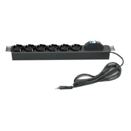Barre d'alimentation de l'Élément horizontal 6 Prises avec disjoncteur 20680