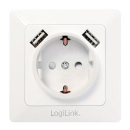 Logilink - wandsteckdose mit usb
