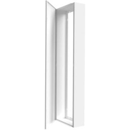Coffret d'habillage Atole 13 modules en acier blanc - h. utile : 1110 mm