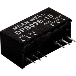 Module convertisseur cc/cc Mean Well DPB09C-15 Nbr. de sorties: 2 x 300 mA 9 w 1 pc(s)